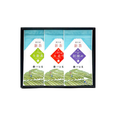 ※予約商品※ 限定新茶【箱入ギフト ②セット】 手摘み 3種セット